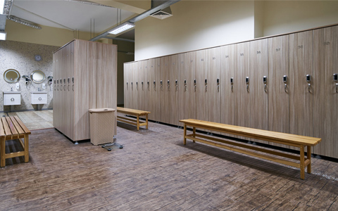 examples of personal lockers from PW Joinery Carlisle
